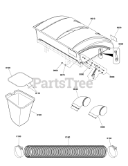 Ferris 5601351 - Ferris 48" FN Turbo-Pro 2-Bag Hard Top Grass Collection System for 400S