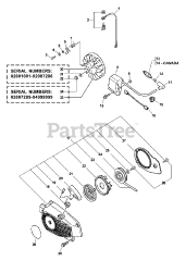 Echo CS-346 - Echo Chainsaw (SN: 04001001 - 04999999)