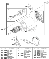Briggs & Stratton 235437-0284-E1 - Briggs & Stratton Horizontal Engine Electric Starter