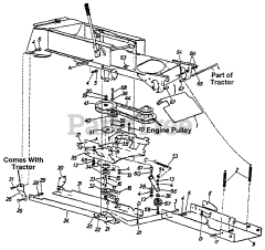 White Outdoor 190-832-000 - White Outdoor 40" Snow Thrower Attachment (1997)