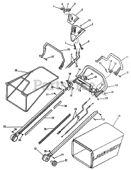 Toro 684190 - Toro Rear Grass Catcher Assembly