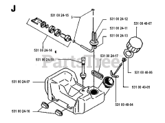 Husqvarna 125 E - Husqvarna Handheld Edger (Original) FUEL TANK