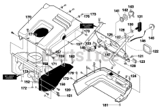 Briggs & Stratton 621450x79D - Briggs & Stratton 21" Snow Thrower (2000) (Spirit)