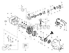 Weed Eater XT 600 - Weed Eater String Trimmer, Type 5 Engine Assembly Type 5