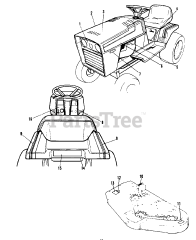 Simplicity 6118 (1690598) - Simplicity Garden Tractor, 18hp