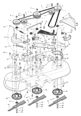 Briggs & Stratton 461604x99A - Briggs & Stratton 46" Garden Tractor (2004) (AAFES)