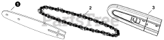 Echo DHS-3006 - Echo Handheld Pruning Saw, Electric (SN: 460HS0000001 - 460HS9999999) Guide Bar, Chain, Scabbard