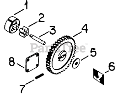 Cub Cadet 1712 (145-782-100) - Cub Cadet Garden Tractor Oil Pump