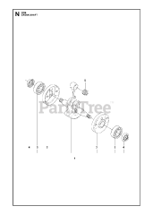 Jonsered MC 2256 - Jonsered Brushcutter (2011-01) CRANKSHAFT
