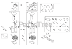 Briggs & Stratton 359447-0119-E1 - Briggs & Stratton Horizontal Engine Cylinder Head Group