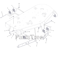 Gravely 991264 (Pro-Turn ZX 60) - Gravely Pro-Turn 60" Zero-Turn Mower, Kawasaki FX (SN: 000101 & Above) Anti-Scalp Wheels And Baffles - 60"