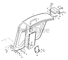 Simplicity 9518 (2097355) - Simplicity Compact Tractor, Diesel Sheet Metal &amp; Frame - Fender Group (3486I30)