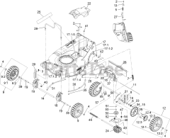 Exmark ECX180CKA210BC - Exmark 21" X-Series Walk-Behind Mower, Kawasaki FJ180V, BBC (SN: 413950474 - 416150474) (Rev A) (2023)