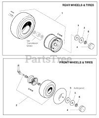 Simplicity 2690325 - Simplicity Regent Lawn Tractor, 18hp Wheels &amp; Tire Group