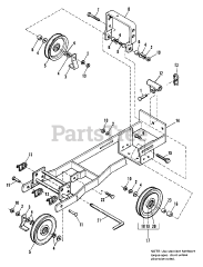 Simplicity 1691829 - Simplicity Snow Thrower Hitch for LT Series