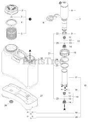 Shindaiwa SP 30 BPE - Shindaiwa Manual Sprayer, Backpack (SN: MSP10001001 - MSP10999999)