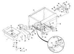 Homelite LR 4300 (UT-03828) - Homelite Generator Frame - Fuel Tank