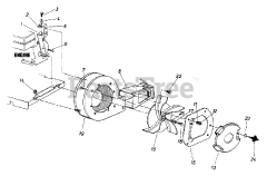 Huskee 24A-652D131 - Huskee Blower (2001) (Tractor Supply) Directional Discharge Assembly