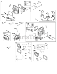 Briggs & Stratton 40N877-0043-B1 - Briggs & Stratton Vertical Engine Cylinder Head Group