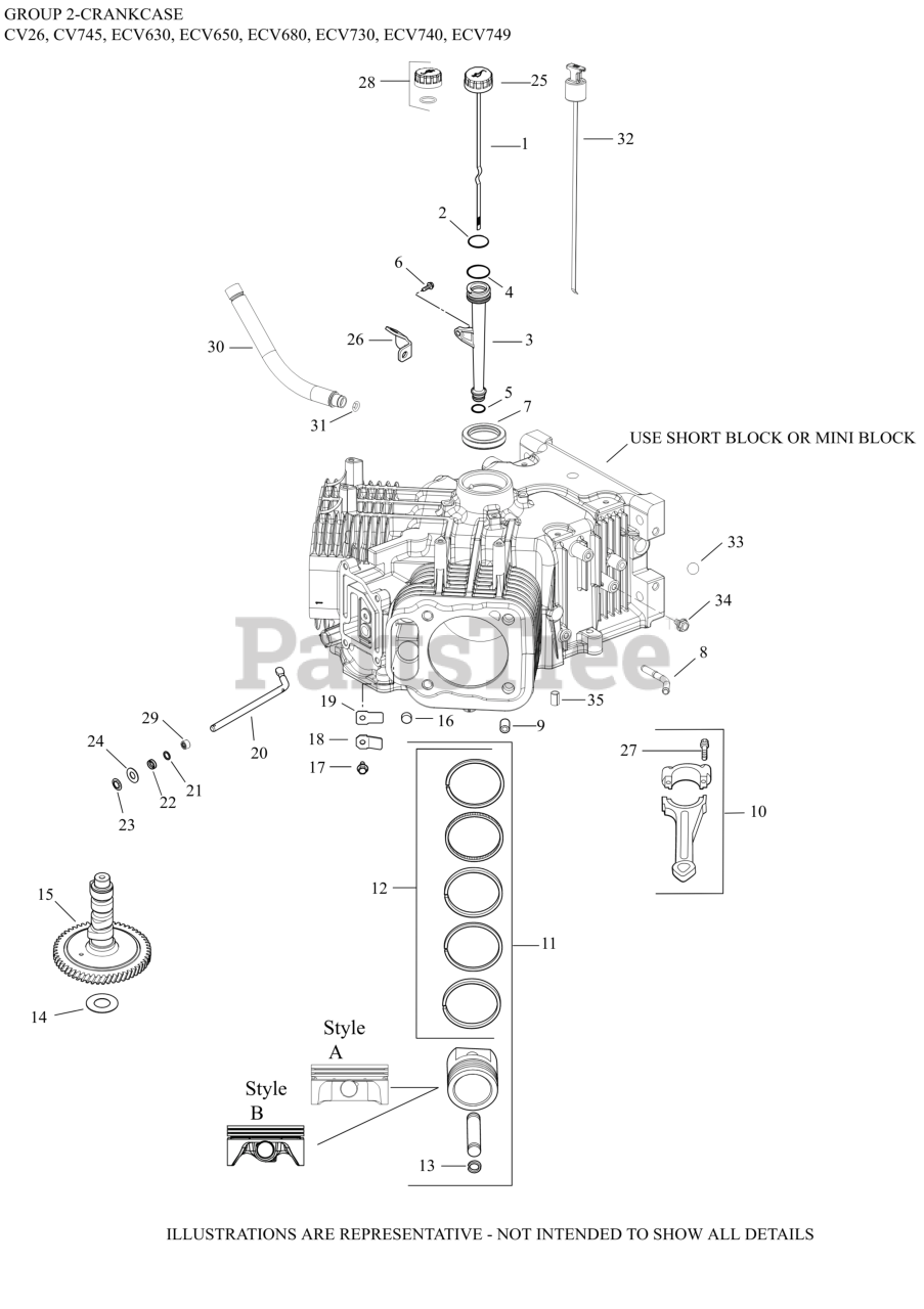 Kohler ECV7493046 Kohler Command PRO EFI Engine, Made for Exmark