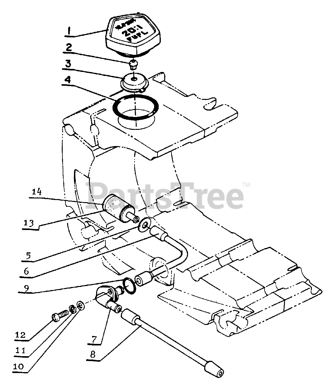 Echo CS701SVL Echo Chainsaw Fuel Line Parts Lookup with Diagrams PartsTree