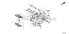 Honda EM4000SX AT1 (EBRC) - Honda Generator, Made in China (SN: EBRC-1000001 - EBRC-1499999) FAN COVER (2)