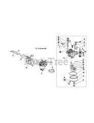 MTD 170-CU - MTD Engine 170-CU Carburetor