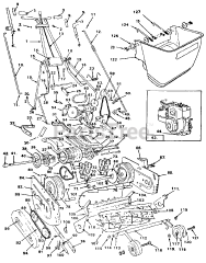 Troy-Bilt 5019 - Troy-Bilt 20" Reel Mower MAIN ASSEMBLY