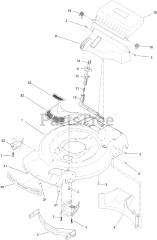 Brands 21466 - Toro 22" Flex-Force Power System 60V MAX Recycler Walk-Behind Mower (SN: 400000000 - 408895716)