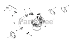 Kohler M14-601533 - Kohler Magnum Engine, Made for Moridge Mfg., 14hp, 10.5kW Carburetor 03070027143