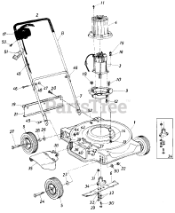 MTD 18070S - MTD Walk-Behind Mower, Electric (1985)