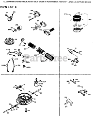 Tecumseh TVS90-46009 - Tecumseh Engine Engine Parts List #3