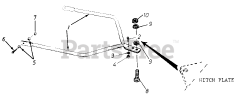 MTD 295-206-000 - MTD Tow Bar Kit (1985)