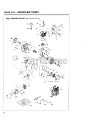 RedMax EB 7000 - RedMax Backpack Blower (SN: 100101 & Above) (2001-11)
