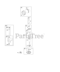 Briggs & Stratton 217707-0391-E1 - Briggs & Stratton Vertical Engine Camshaft, Crankshaft, Lubrication, Piston, Rings, Connecting Rod