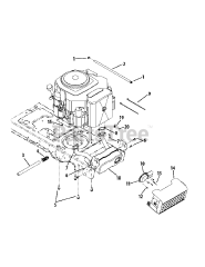 Columbia Q 92 GP (13AQ92GP897) - Columbia 50" Lawn Tractor (2010) Engine Accessories