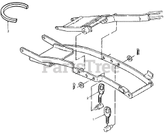 Cub Cadet 333 (190-333-100) - Cub Cadet 46" Mower Adapter att Mower Adapter