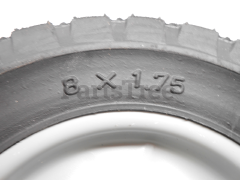 Snapper 29010 Wheel, 8" X 1.75 Gray - image 4