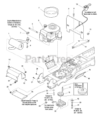Simplicity 1694629 - Simplicity Broadmoor Lawn Tractor, 18hp