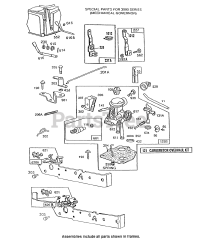 Briggs & Stratton 92902-3222-01 - Briggs & Stratton Vertical Engine Carburetor, Control Brackets