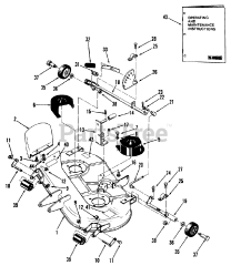Toro A2-083201 (LT-832) - Toro Lawn Tractor (1982)