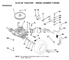 Electrolux/AYP Y 12R38 C - Electrolux/AYP Lawn Tractor (1994)