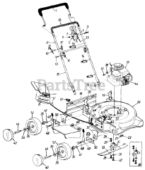 White Outdoor 113-072A190 - White Outdoor 20" Walk-Behind Mower (1993)
