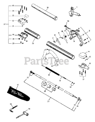 Echo PPFD-2400 - Echo Pole Saw (Type 1E) (SN: 501001 - 999999)