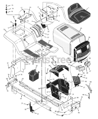 Briggs & Stratton 425611x99C - Briggs & Stratton 42" Lawn Tractor (2002) (AAFES)