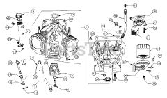 Cub Cadet 5416 R (553C562K100) - Cub Cadet Walk-Behind Mower (SN: 457900 - 460859) Crankcase