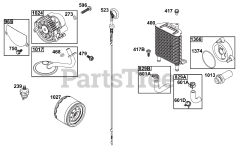 Briggs & Stratton 613277-0162-E1 - Briggs & Stratton Horizontal Engine Lubrication Group