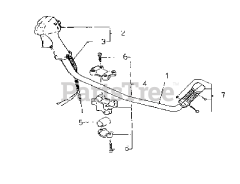 Cub Cadet 541 (590-541-150) - Cub Cadet Bicycle Handle for ST Series (2001) att4 General Assembly