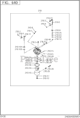 Subaru Robin EH300B00510 (EH30) - Subaru Robin Engine 640 Carburetor