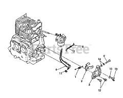 Echo TP-3000 - Echo Trash Pump Throttle, Governor Lever